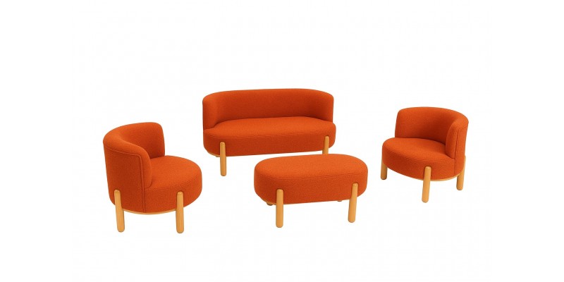 Mellow  Çay Seti Turuncu