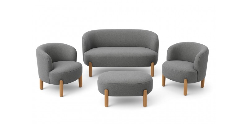 Mellow  Çay Seti Gri