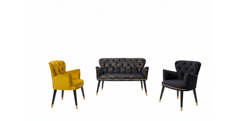 Gold Yıldız Çay Seti 