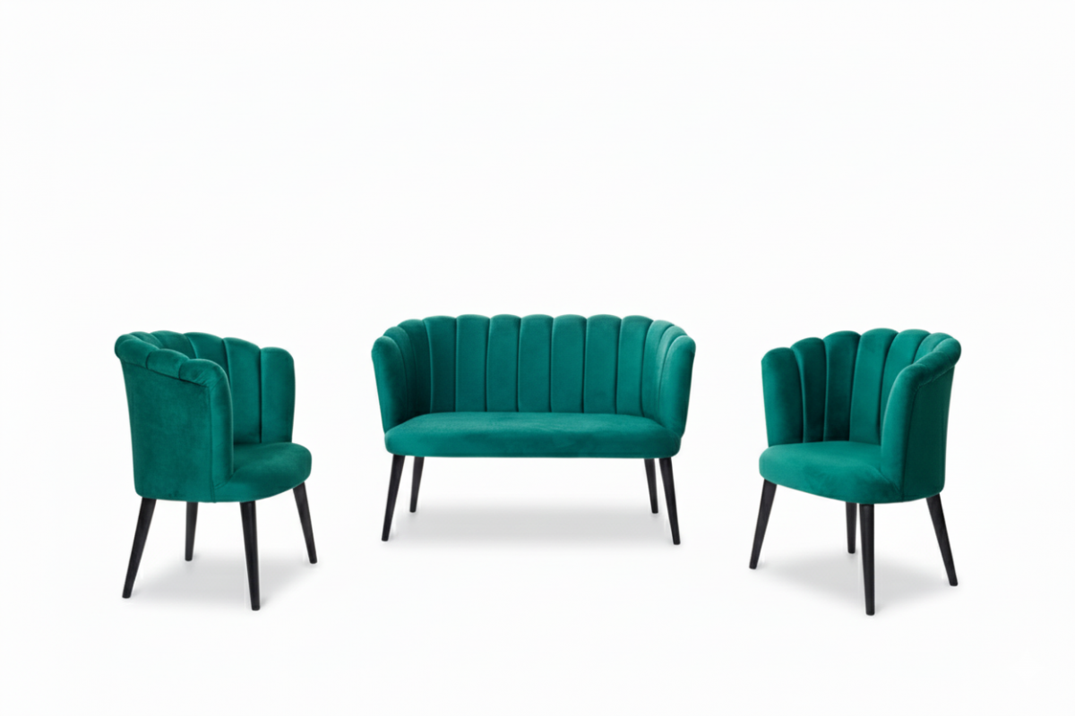 Zambak Torna Çay Seti Türbe Yeşili